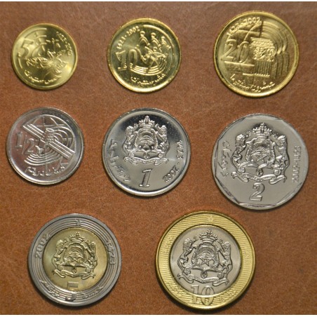 euroerme érme Marokko 8 érme 2002 (UNC)