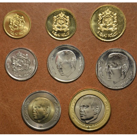 eurocoin eurocoins Morocco 8 coins 2002 (UNC)