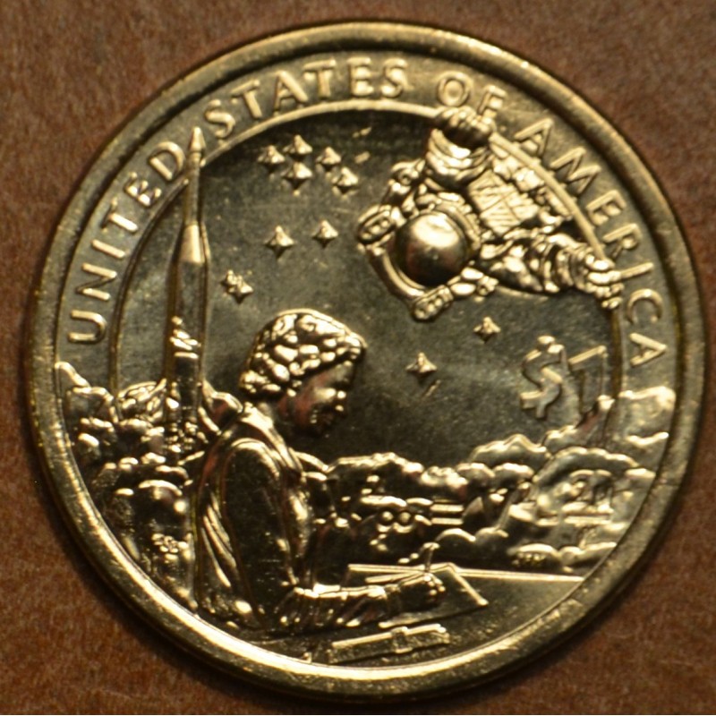 Euromince mince 1 dollar USA 2019 Americkí indiáni vo vesmírnom pro...