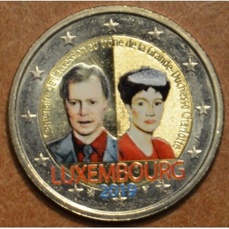 2 Euro Luxembourg 2019 - 100th anniversary of the arrival on the throne - Charlotte II. (colored UNC)