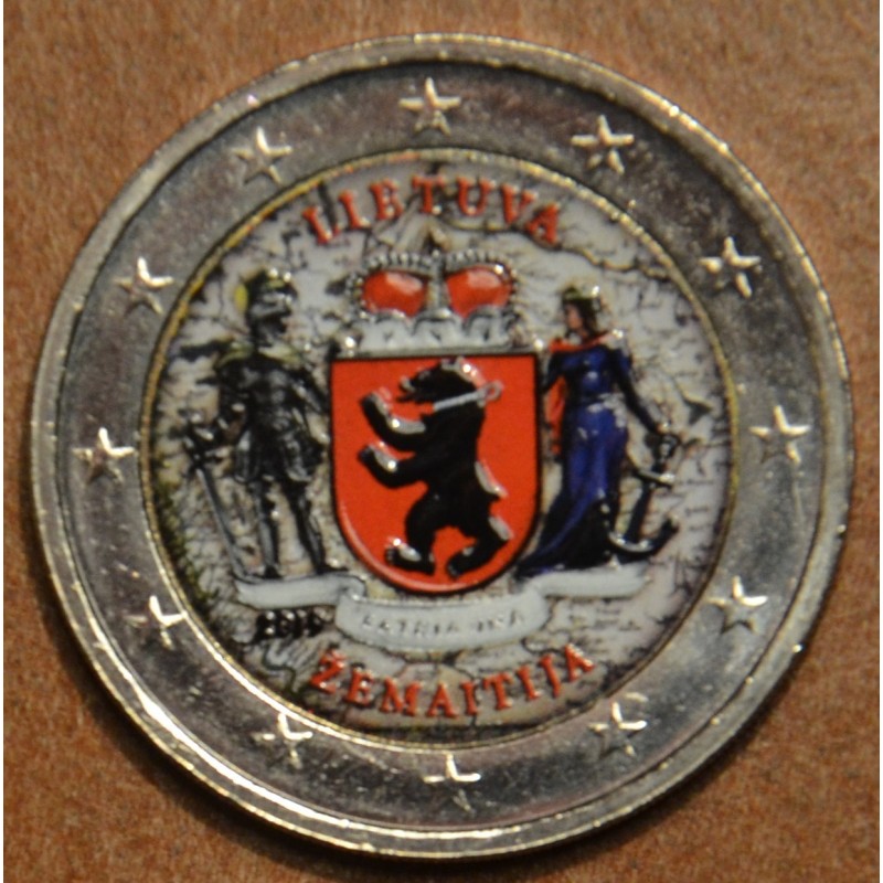 Euromince mince 2 Euro Litva 2019 - ZEMAITIJA II. (farebná UNC)