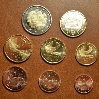 eurocoin eurocoins Set of 8 Euro coins Andorra 2019 (UNC)