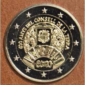 Euromince mince 2 Euro Andorra 2019 - 600 rokov Andorrského parlame...