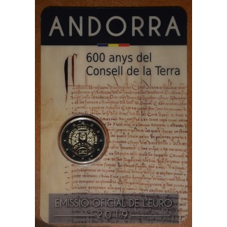 2 Euro Andorra 2019 - 600 years of the Council of the Land (BU)