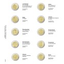 Lindner pages into album of 2 Euro coins (July 2019 - October 2019)