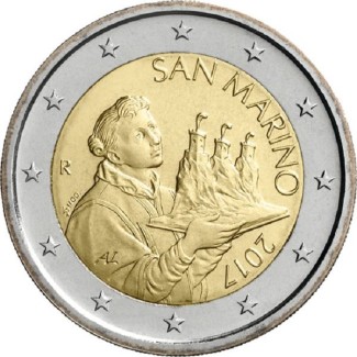 euroerme érme 2 Euro San Marino 2017 - Szent Marinus (UNC)