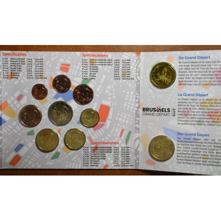 eurocoin eurocoins Belgium 2019 official set with 2x 2,50 Euro coin...