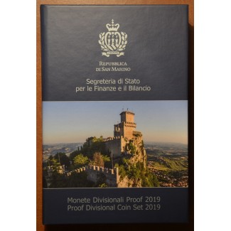 Set of 10 Euro coins San Marino 2019 (Proof)