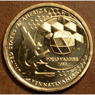 Euromince mince 1 dollar USA 2019 Pennsylvania \\"P\\" (UNC)