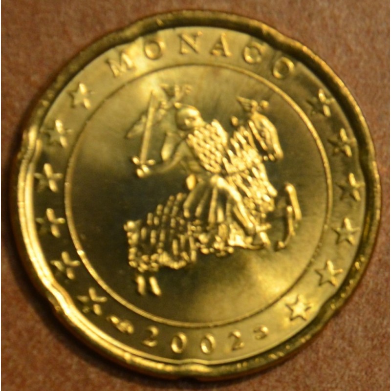 eurocoin eurocoins 20 cent Monaco 2002 (UNC)