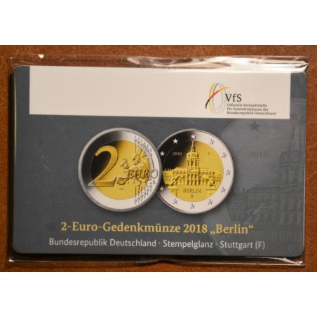 eurocoin eurocoins 2 Euro Germany \\"F\\" 2018 - Berlin: Scharlotte...