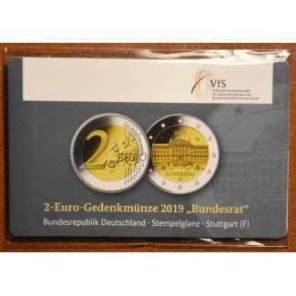 eurocoin eurocoins 2 Euro Germany \\"F\\" 2019 - Bundesrat (BU)