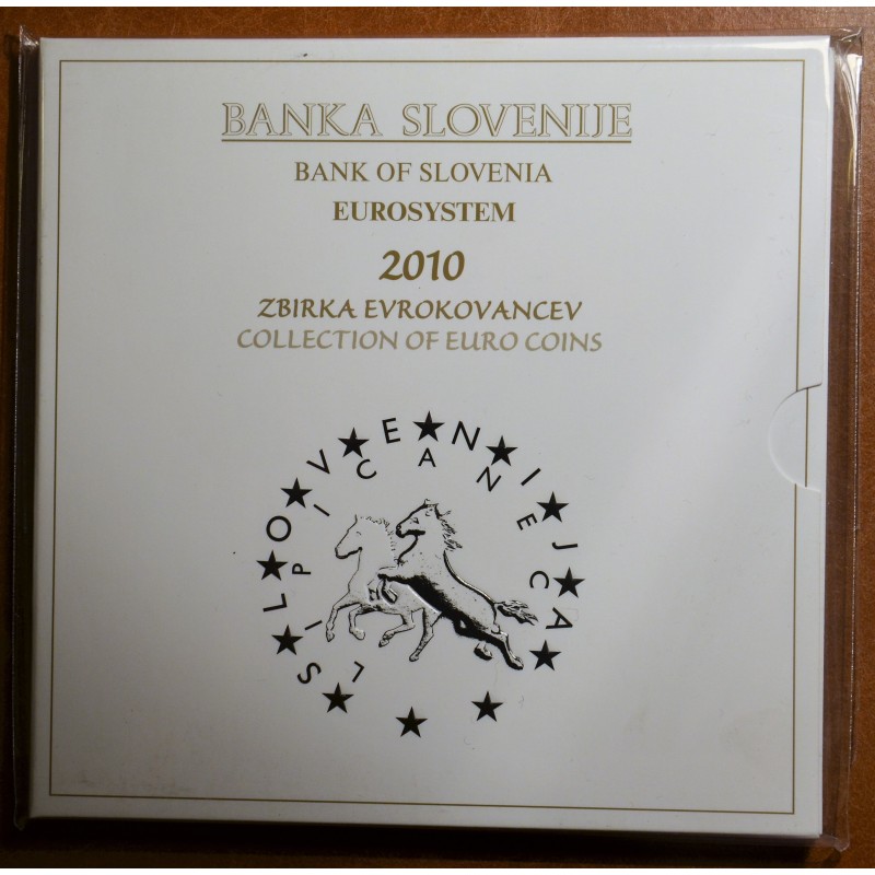 euroerme érme Szlovénia 2010 - 10 darabos forgalmi sor (BU)