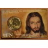 eurocoin eurocoins 50 cent Vatican 2019 official coin card with sta...
