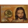 euroerme érme 50 cent Vatikán 2019 hivatalos érme és bélyegkártya N...