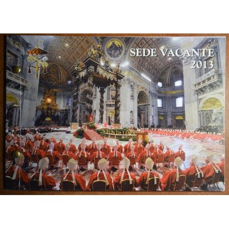 Euromince mince 2 Euro Vatikan 2013 - Sede Vacante (Numisbrief BU)