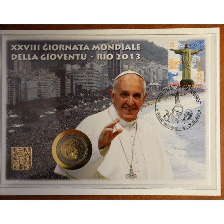 eurocoin eurocoins 2 Euro Vatican 2013 - 28. World Youth day - Rio ...