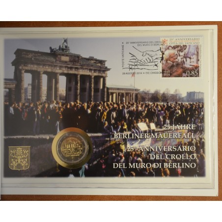 eurocoin eurocoins 2 Euro Vatican 2014 - 25th Anniversary of the fa...