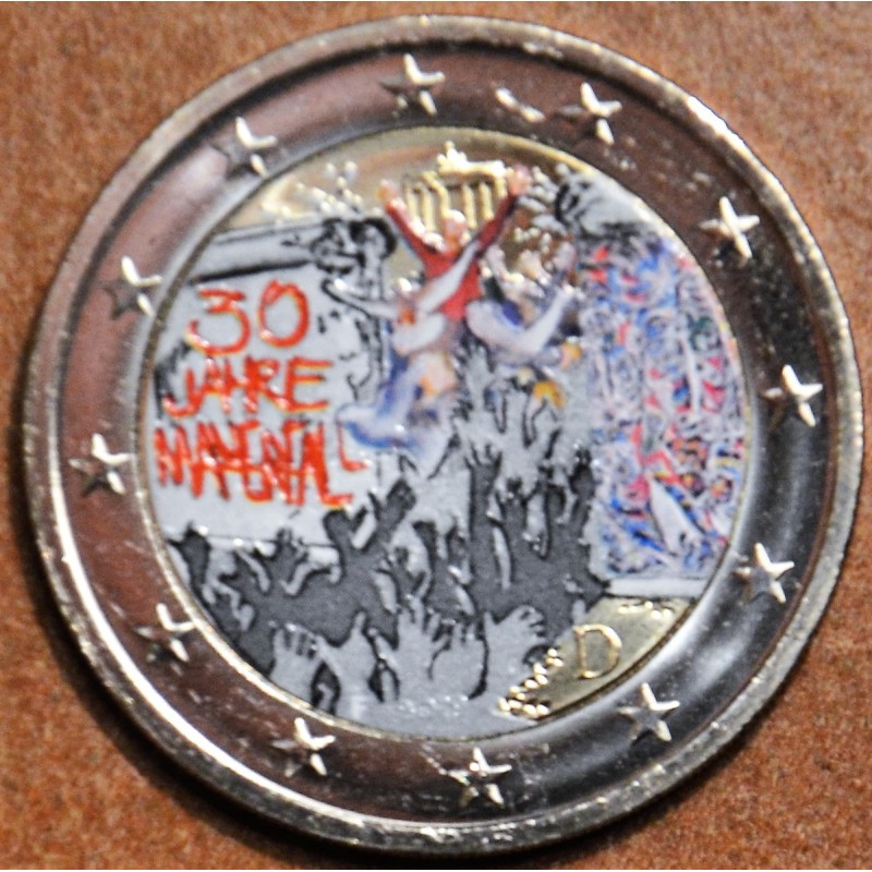 Euromince mince 2 Euro Nemecko \\"F\\" 2019 - 30. výročie pádu berl...