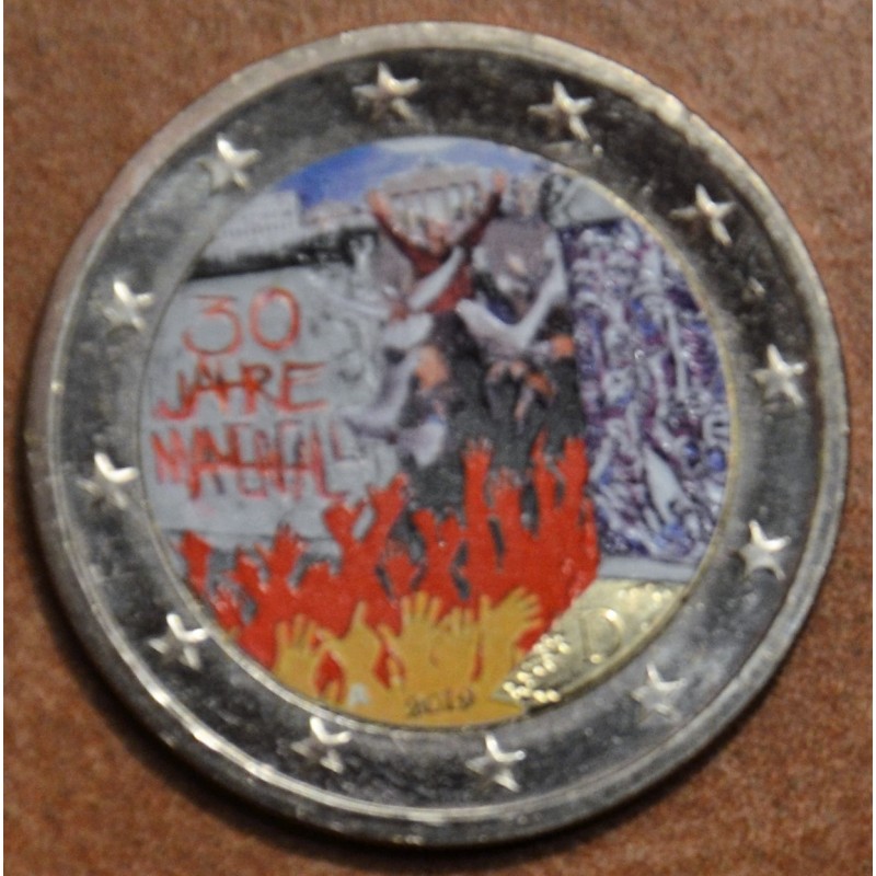 Euromince mince 2 Euro Nemecko \\"A\\" 2019 - 30. výročie pádu berl...