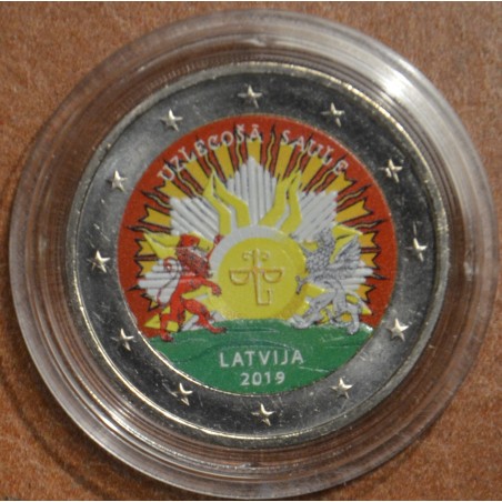 Euromince mince 2 Euro Lotyšsko 2019 - Vychádajúce slnko II. (fareb...