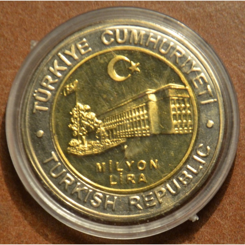 euroerme érme Törökország 1000000 líra 2002 (UNC)