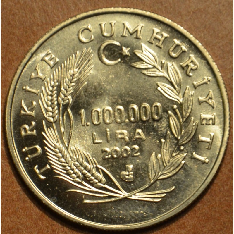 eurocoin eurocoins Turkey 1000000 lira 2002 (UNC)