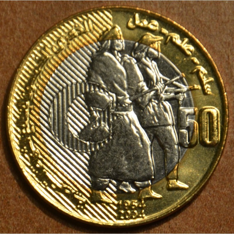 Euromince mince Alžírsko 50 dinárov 2004 (UNC)