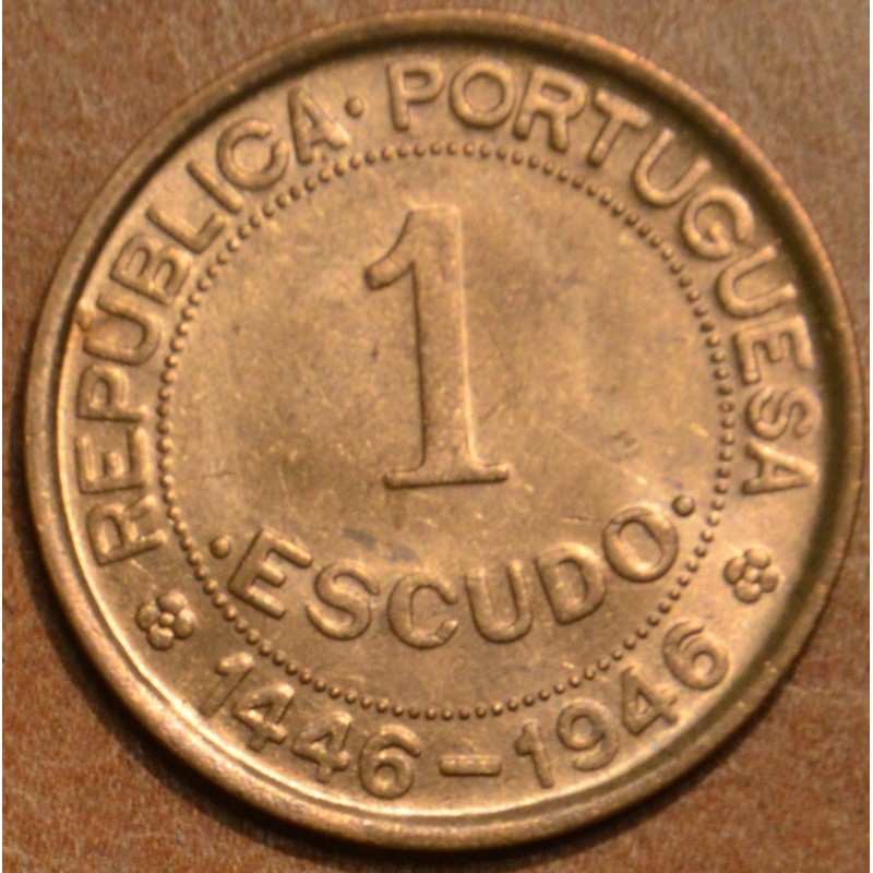 Euromince mince Guinea-Bissau 1 Escudo 1946 (UNC)