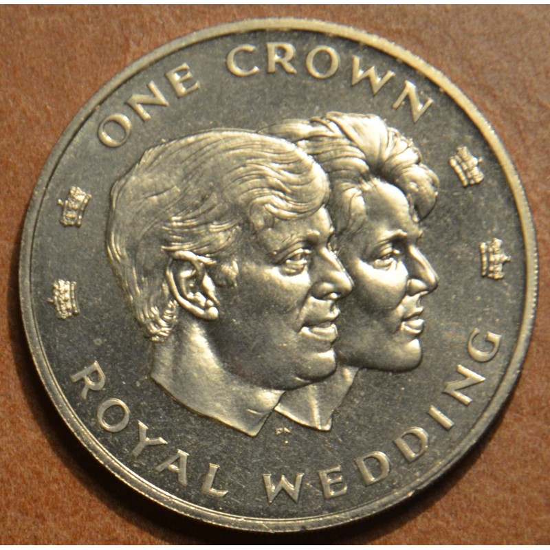 eurocoin eurocoins Turks and Caicos islands 1 crown 1986 (UNC)