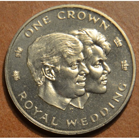 Euromince mince Turks a Caicos ostrovy 1 koruna 1986 (UNC)