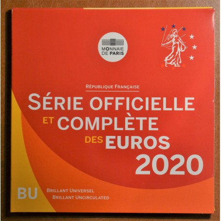 euroerme érme Franciaország 2020 - 8 részes forgalmi sor (BU)