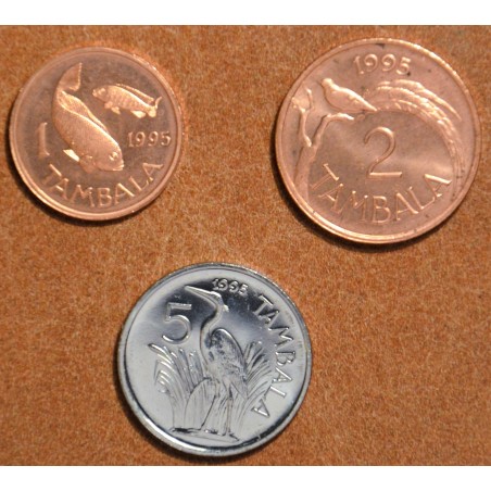 eurocoin eurocoins Malawi 3 coins 1995 (UNC)