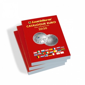 euroerme érme Leuchtturm Euro katalógus 2020 (angol nyelvű)