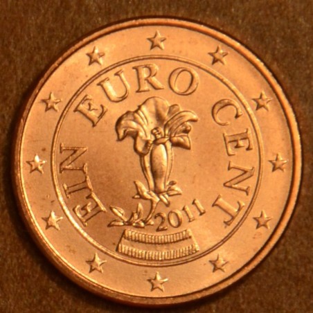 eurocoin eurocoins 1 cent Austria 2011 (UNC)