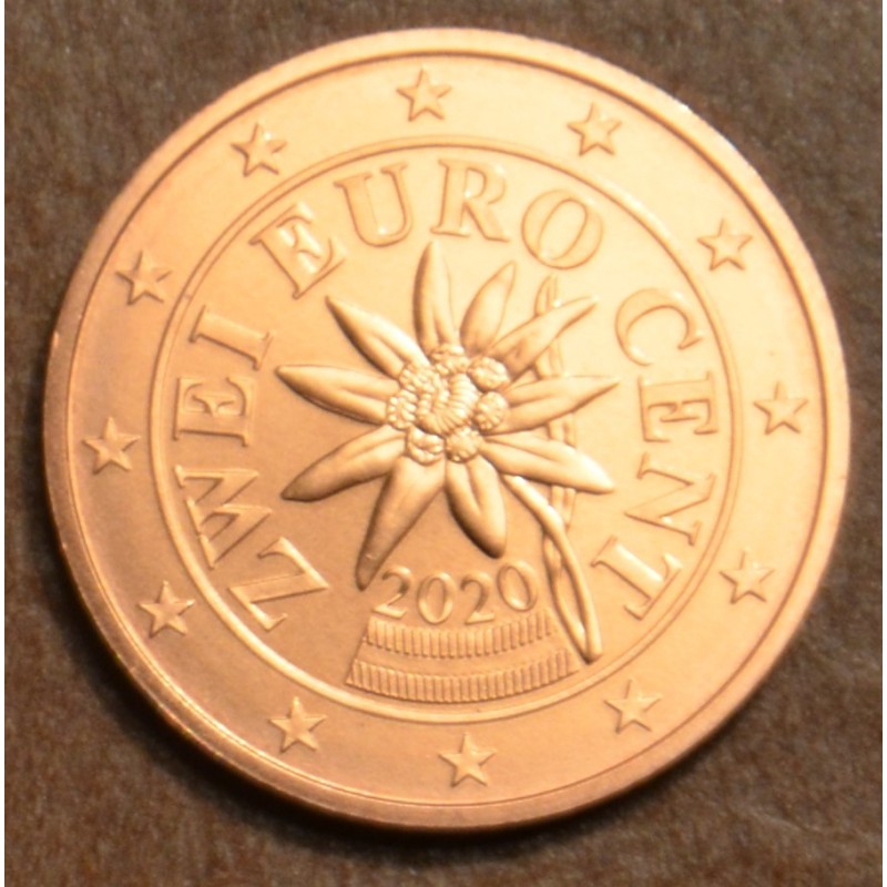 Euromince mince 2 cent Rakúsko 2020 (UNC)