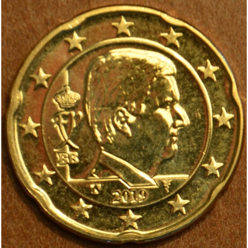 Euromince mince 20 cent Belgicko 2019 - Kráľ Filip (UNC)
