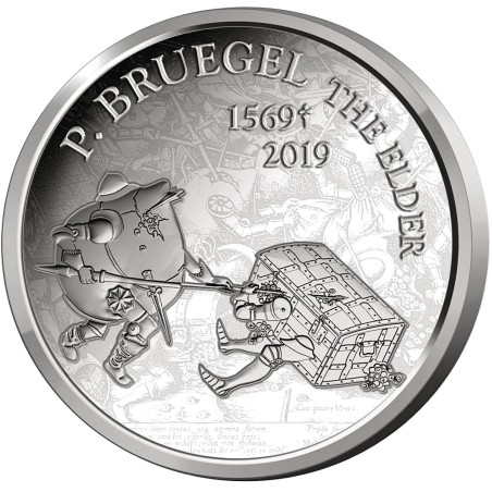 Euromince mince 10 Euro Belgicko 2019 - Pieter Bruegel (Proof)