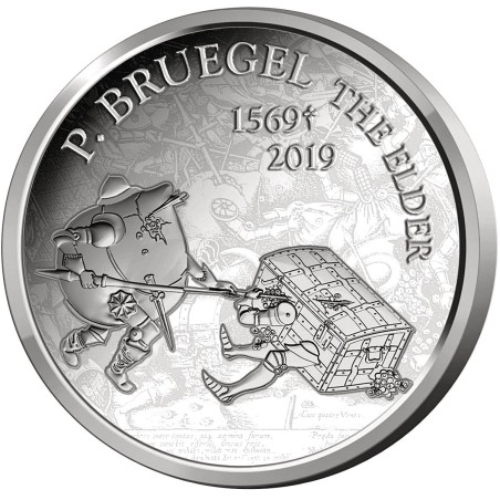 euroerme érme 10 Euro Belgium 2019 - Pieter Bruegel (Proof)