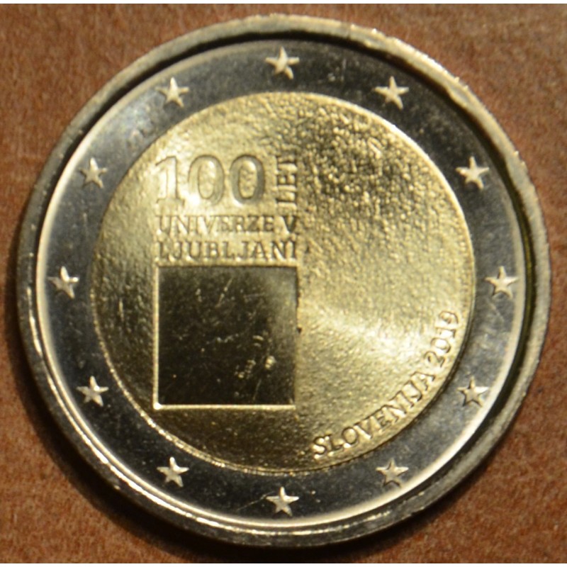 Euromince mince Poškodená 2 Euro Slovinsko 2019 - Univerzita v Ljub...