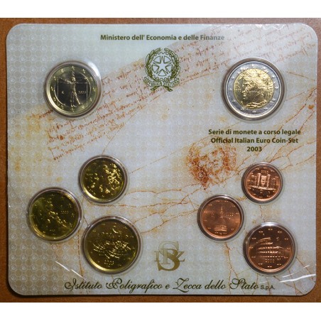 eurocoin eurocoins Italy 2003 official set (BU)
