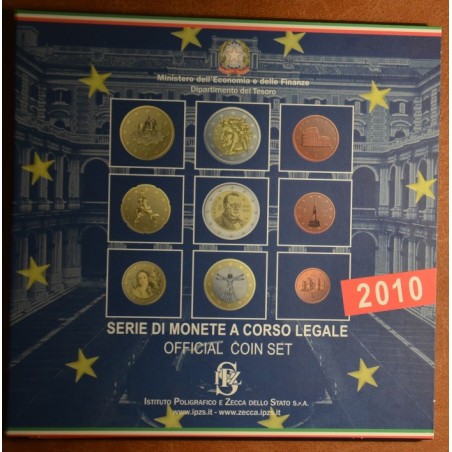 euroerme érme Olaszország 2010-es forgalmi sor 2 Euro emlékérmével ...