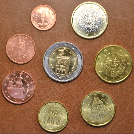 Euromince mince San Marino 2003 sada 8 mincí (UNC)