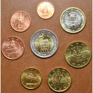 Euromince mince San Marino 2004 sada 8 mincí (UNC)