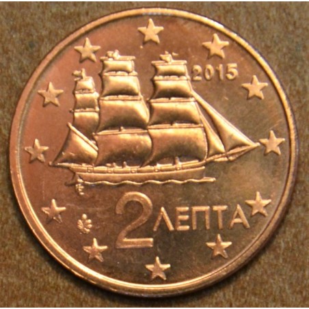 Euromince mince 2 cent Grécko 2015 (UNC)