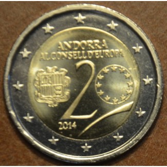 Euromince mince 2 Euro Andorra 2014 - Európska rada (UNC)