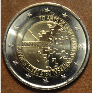 Euromince mince 2 Euro Andorra 2018 - 70. výročie Všeobecnej deklar...