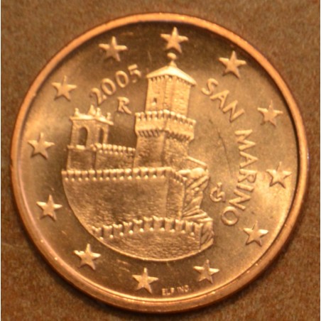 euroerme érme 5 cent San Marino 2005 (UNC)