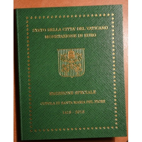 eurocoin eurocoins Vatican 2018 set with 5 Euro coin (BU)