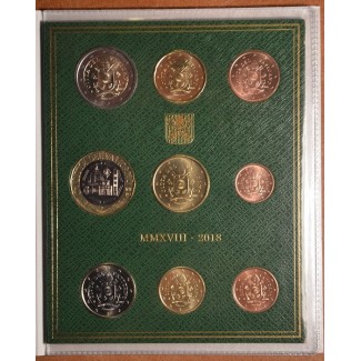 euroerme érme Vatikán 2018-as forgalmi sor 5 Euro emlékérmével (BU)